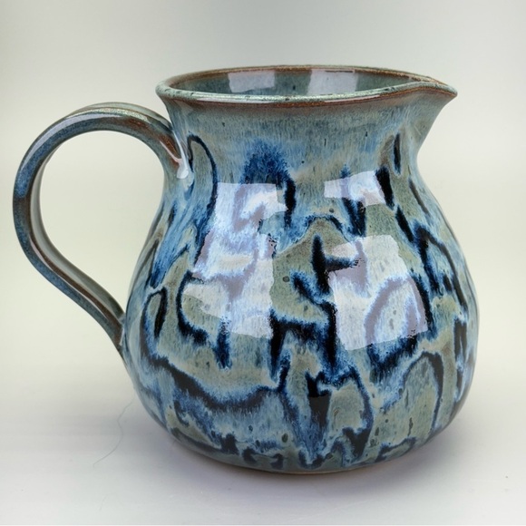 Nedware Hand Crafted Studio Art Pottery Pitcher - Picture 4 of 11